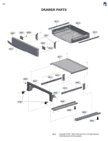 Drawer Parts parts for Lg Range LSEL6337FT from AppliancePartsPros.com