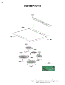 Section 2 parts for Lg Range LSEL633CF from AppliancePartsPros.com