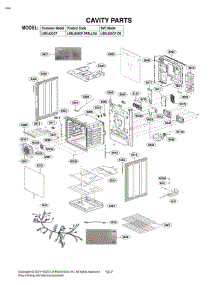 Section 4 parts for Lg Range LSEL633CF from AppliancePartsPros.com