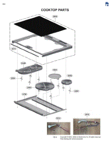 Cooktop Parts parts for Lg Range LSES6338N from AppliancePartsPros.com