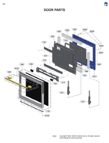 Door Parts parts for Lg Range LSES6338N from AppliancePartsPros.com
