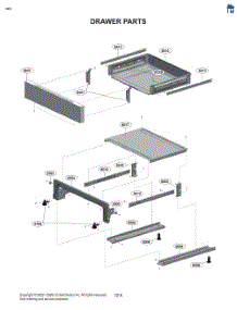 Drawer Parts parts for Lg Range LSES6338N from AppliancePartsPros.com
