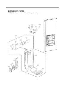 Section 5 parts for Lg Refrigerator LSFS213ST from AppliancePartsPros.com