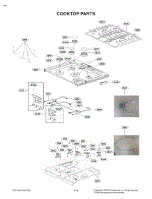 Section 4 parts for Lg Range LSG4511BD from AppliancePartsPros.com
