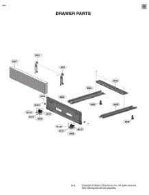 Drawer Parts parts for Lg Range LSGL5830S from AppliancePartsPros.com