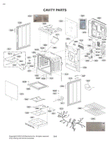 Cooktop Parts parts for Lg Range LSGL5831F from AppliancePartsPros.com