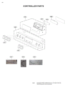 Door Parts parts for Lg Range LSGL5831F from AppliancePartsPros.com