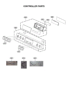 Controller Parts parts for Lg Range LSGL5831F/00 from AppliancePartsPros.com