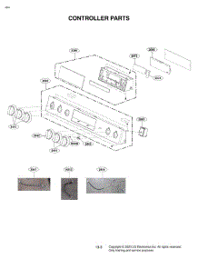 Door Parts parts for Lg Range LSGL583CF from AppliancePartsPros.com