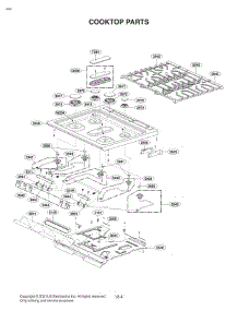 Cooktop Parts parts for Lg Range LSGL6335D from AppliancePartsPros.com