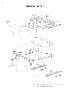 Drawer parts for Lg Range LSGL6335D from AppliancePartsPros.com