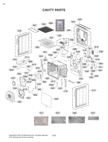 Section 6 parts for Lg Range LSGL6335F from AppliancePartsPros.com