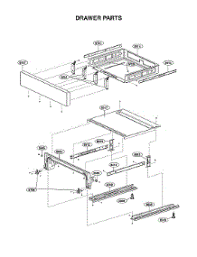 Drawer Parts parts for Lg Range LSGL6335F/00 from AppliancePartsPros.com