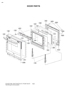 Door Parts parts for Lg Range LSGL6337D from AppliancePartsPros.com
