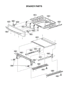 Drawer Parts parts for Lg Range LSGL6337D/00 from AppliancePartsPros.com