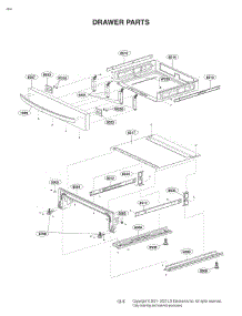 Drawer Parts parts for Lg Range LSGL6337F from AppliancePartsPros.com