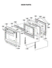 Door Parts parts for Lg Range LSGL6337F/00 from AppliancePartsPros.com