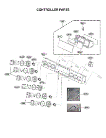 Controller Parts parts for Lg Range LSGL6337F/00 from AppliancePartsPros.com