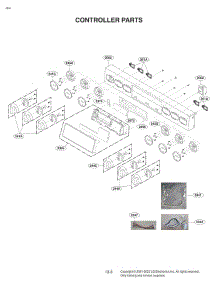 Section 3 parts for Lg Range LSGS6338F from AppliancePartsPros.com