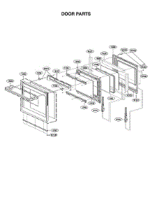Door Parts parts for Lg Range LSGS6338F/00 from AppliancePartsPros.com