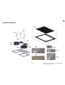 Cooktop Parts (I) parts for Lg Range LSIL6332FE from AppliancePartsPros.com