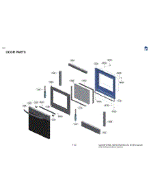 Door Parts parts for Lg Range LSIL6332FE from AppliancePartsPros.com