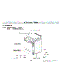 Door Parts parts for Lg Range LSIL6336F from AppliancePartsPros.com