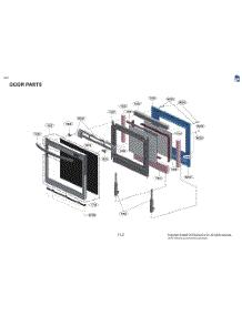 Door Parts parts for Lg Range LSIL633TFE from AppliancePartsPros.com