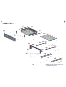 Drawer Parts parts for Lg Range LSIL633TFE from AppliancePartsPros.com