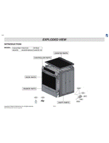 Exploded View parts for Lg Range LSIL633TFE from AppliancePartsPros.com