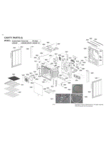 Section 7 parts for Lg Range LSIS6338F from AppliancePartsPros.com