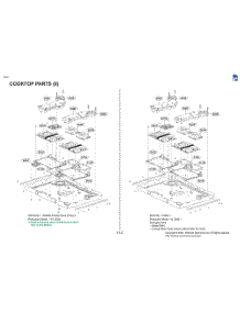Cooktop Parts (Ii) parts for Lg Range LSIS6338FE from AppliancePartsPros.com