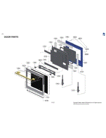 Door Parts parts for Lg Range LSIS6338NE from AppliancePartsPros.com