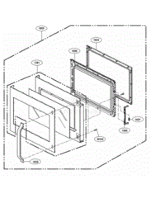 Door Parts parts for Lg Microwave LSMC3086ST from AppliancePartsPros.com