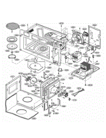 Interior Parts 1 parts for Lg Microwave LSMC3086ST from AppliancePartsPros.com