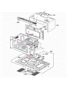 Oven Cavity Parts parts for Lg Microwave LSMC3086ST from AppliancePartsPros.com