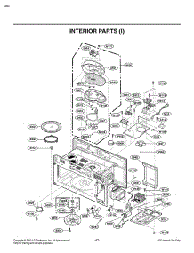 Interior Parts I parts for Lg Microwave LSMH207ST from AppliancePartsPros.com