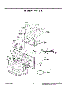 Interior Parts Ii parts for Lg Microwave LSMH207ST from AppliancePartsPros.com