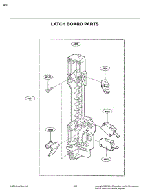 Latch Board Parts parts for Lg Microwave LSMH207ST from AppliancePartsPros.com