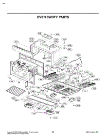 Oven Cavity Parts parts for Lg Microwave LSMH207ST from AppliancePartsPros.com