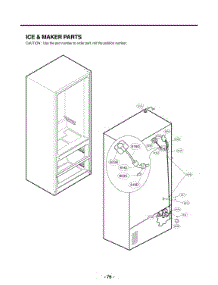 Ice & Maker Parts parts for Lg Refrigerator LSMX214ST from AppliancePartsPros.com