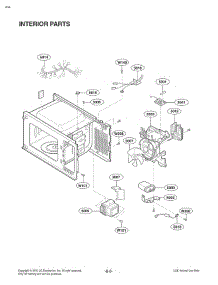 Section 4 parts for Lg Microwave LSRM2010BD from AppliancePartsPros.com