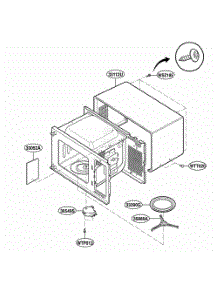 Oven Cavity Parts parts for Lg Range LSRM205ST from AppliancePartsPros.com
