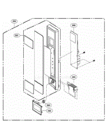 Control Panel Parts parts for Lg Range LSRM2085ST from AppliancePartsPros.com