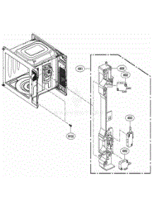 Latch Board Parts parts for Lg Range LSRM2085ST from AppliancePartsPros.com