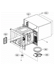 Oven Cavity Parts parts for Lg Range LSRM2085ST from AppliancePartsPros.com