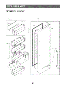 Section 2 parts for Lg Refrigerator LSSB2691ST from AppliancePartsPros.com