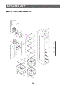 Freezer Compartment Lssb 2791St parts for Lg Refrigerator LSSB2791ST from AppliancePartsPros.com