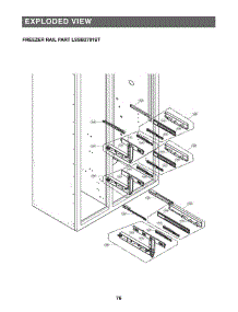 Freezer Rail Parts parts for Lg Refrigerator LSSB2791ST from AppliancePartsPros.com