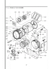 Drum & Tub Assemb Ly parts for Lg Washer LSWF388HVS from AppliancePartsPros.com